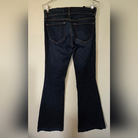 J Brand Flare Dark Wash Low Rise Jeans Size 26 - Picture 2 of 6